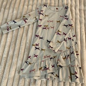 Tea Collection Horse Print Dress